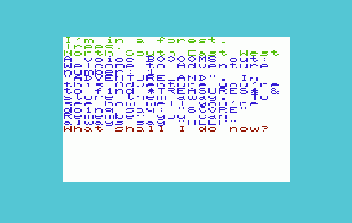 Adventure Land screenshot 1 for Vic-20